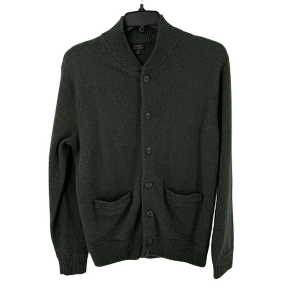 J. Crew Sweaters - J.Crew Womens 100% Lambs Wool Button Front Grandpa Carigan Sweater Size Medium